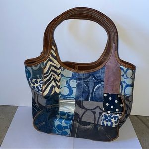Coach Patchwork Denim Purse